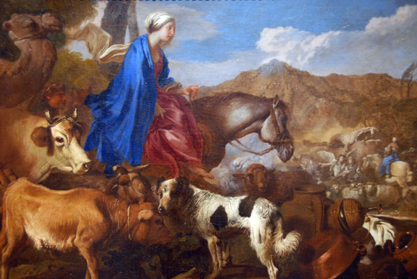 Journey of Rebecca, ca 1637-39, Giovanni Benedetto Castiglione (1609-1664)