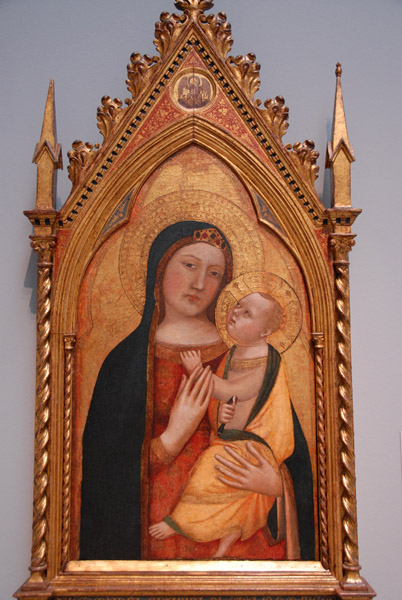 Madonna and Child ca 1336, Bernardo Daddi (active 1320-1348)