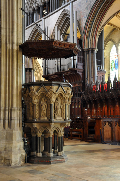 Pulpit, Salisbury Cathedral