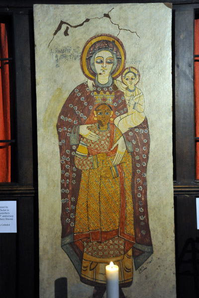 Christian art from Sudan, Salisbury Cathedral