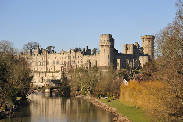 Warwick Castle on the River Avon 