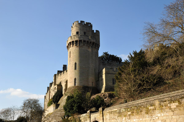 Caesar's Tower, the east end of Warwick Castle