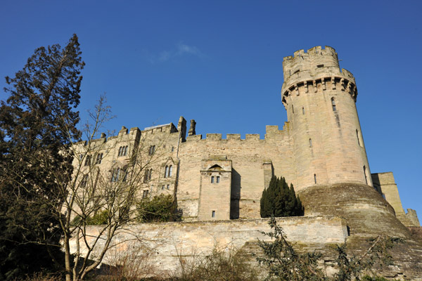 Southeast side of Warwick Castle