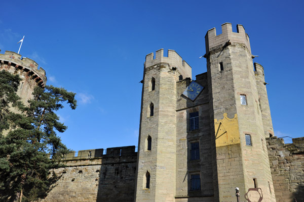West side of the gatehouse, Warwick Castle