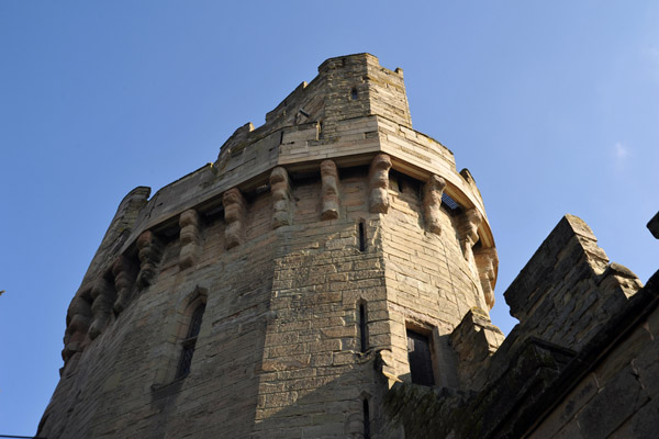 Caesar's Tower from the courtyard, Warwick Castle