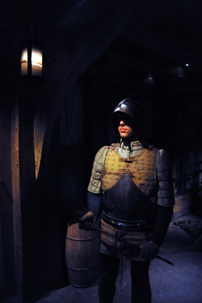 Medieval soldier, Warwick Castle