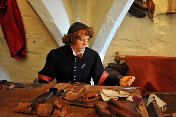 Leatherworker, Warwick Castle