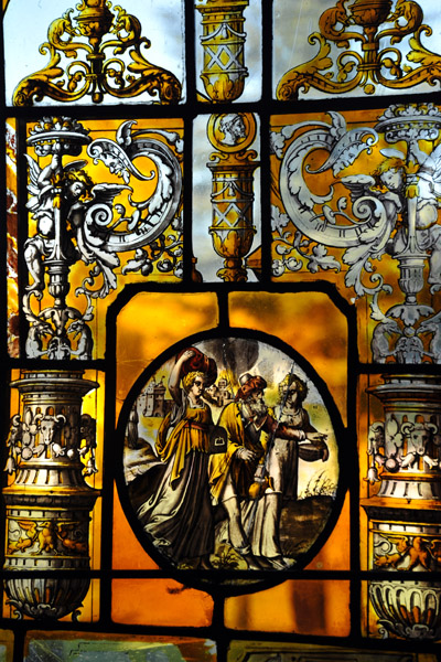 Stained glass, Warwick Castle
