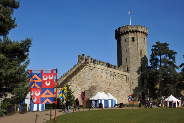 Courtyard, Warwick Castle