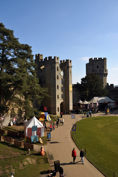 Courtyard, Warwick Castle