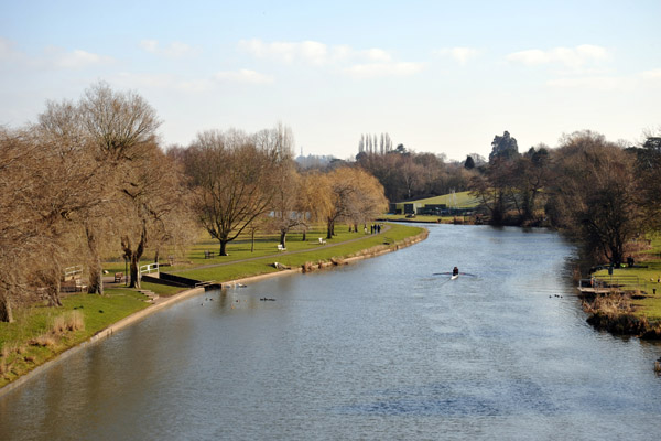 River Avon from the Banbury Rd Bridge, Warwick