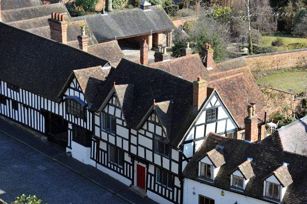 Mill Street from the Caesar Tower, Warwick Castle