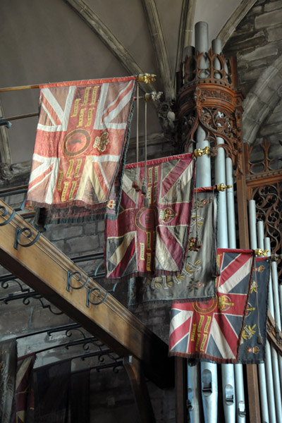 British regimental banners, Church of St Mary