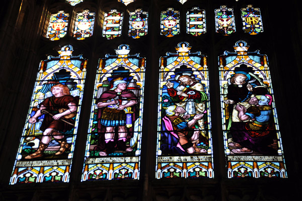 Stained glass, Church of St Mary, Warwick