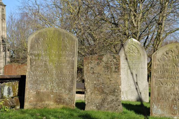 Graveyard, St. Mary's Church, Warwick