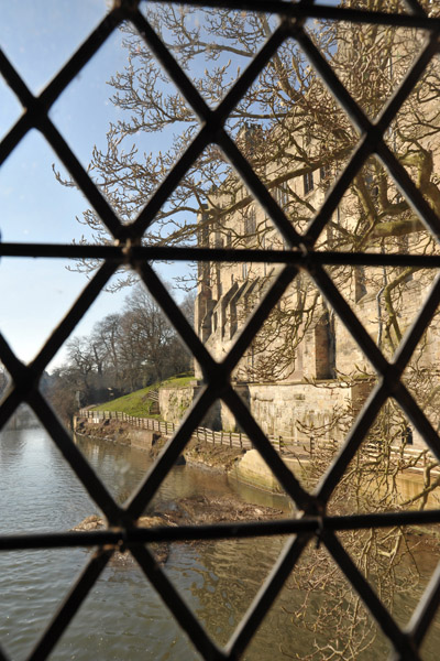 View of the River Avon and Warwick Castle from the Mill