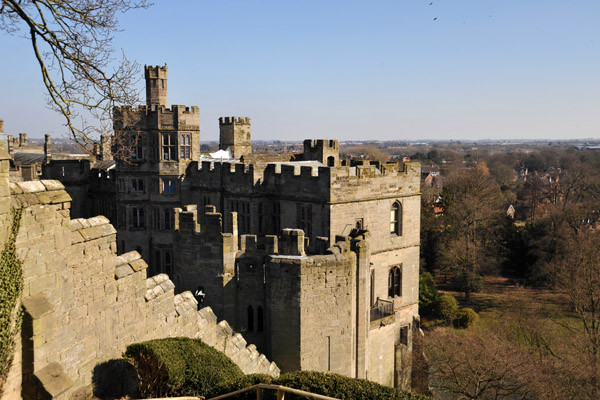 Warwick Castle from Castle Mound