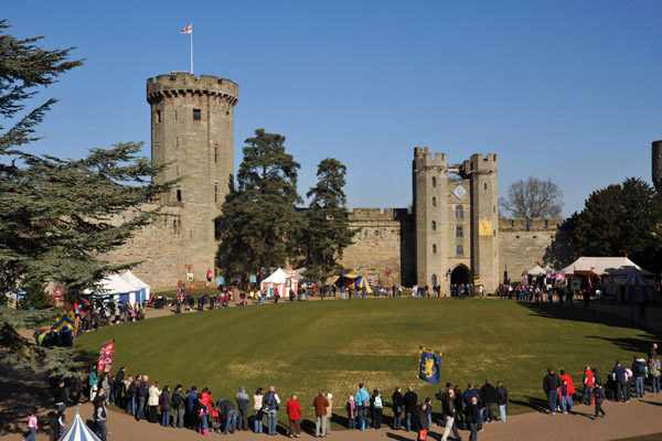 Courtyard, Warwick Castle