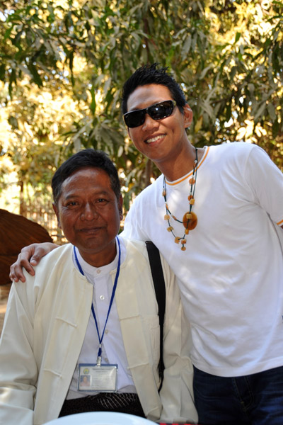 Dennis and our highly-experienced Mandalay guide, Soe Myint