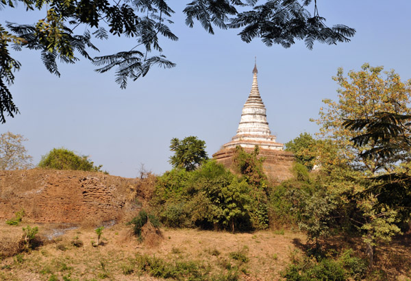 Stupa along the southern moat of ancient Inwa