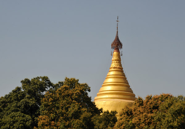 Large stupa at the southwest corner of the moat around the ancient capital of Inwa