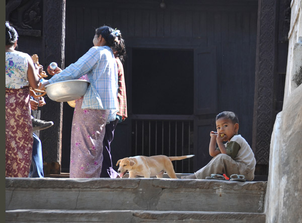 Young boy at Bagaya Monastery