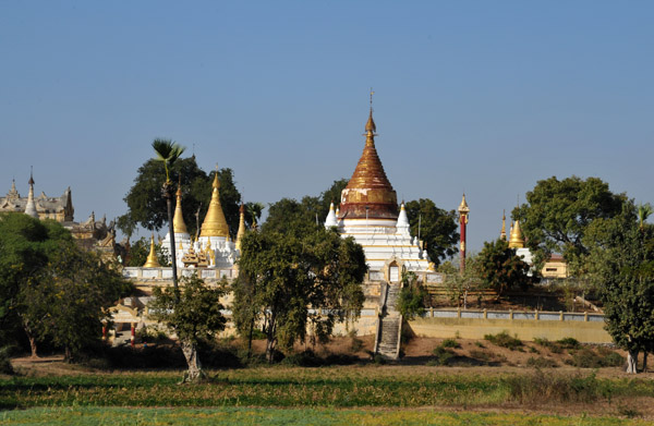 Stupas at the Brick Monastery