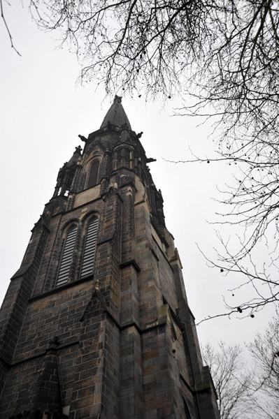 72m tower of the Christuskirche, 1878
