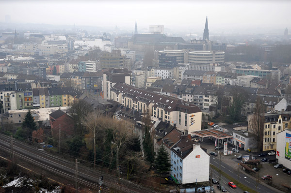 View of Bochum from the tower of the Deutsches Bergbau-Museum