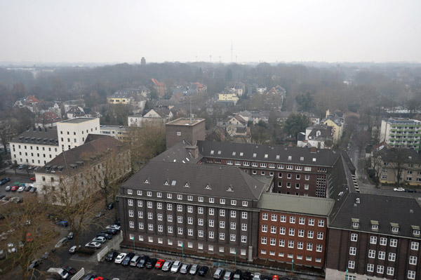 View of Bochum from the tower of the Deutsches Bergbau-Museum