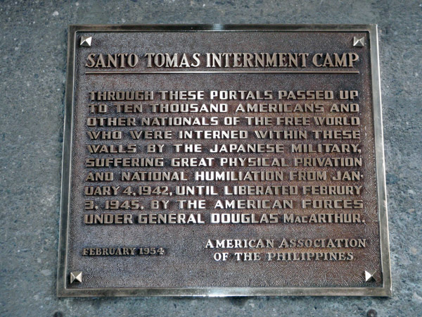 Santo Tomas Internment Camp, WWII
