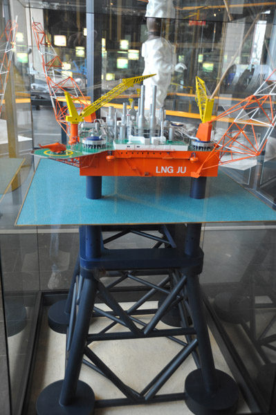 Model of a drilling platform