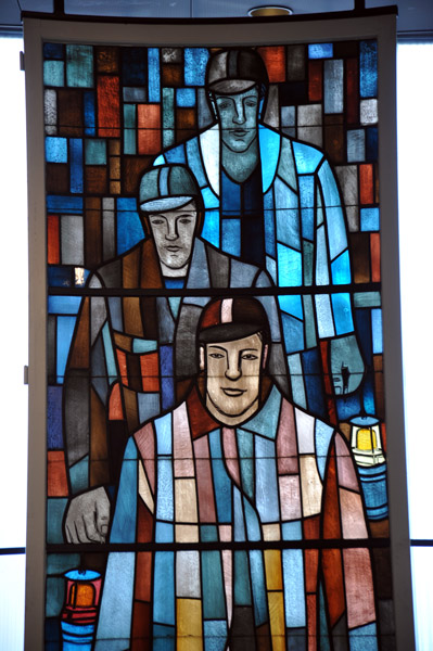 Stained glass, Deutsches Bergbau-Museum