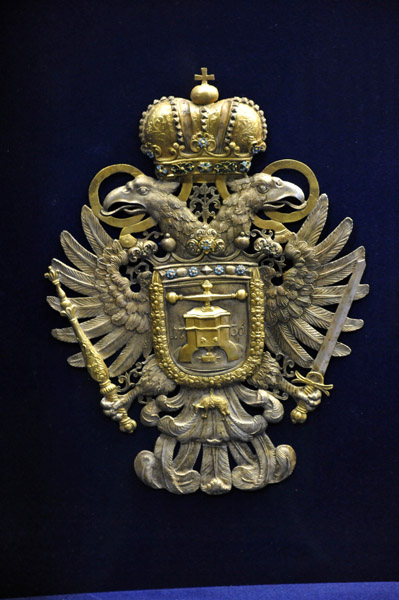 Vortrageschild der Medailleure der Münze von Kremnitz, 1736