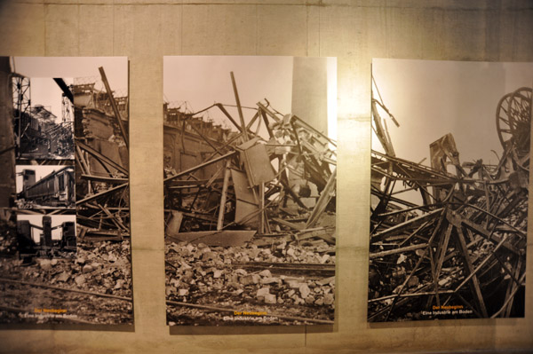World War II bomb damage to a Ruhr mine