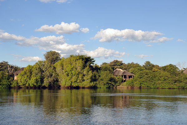 Kafue River at Puku Pan, Zambia