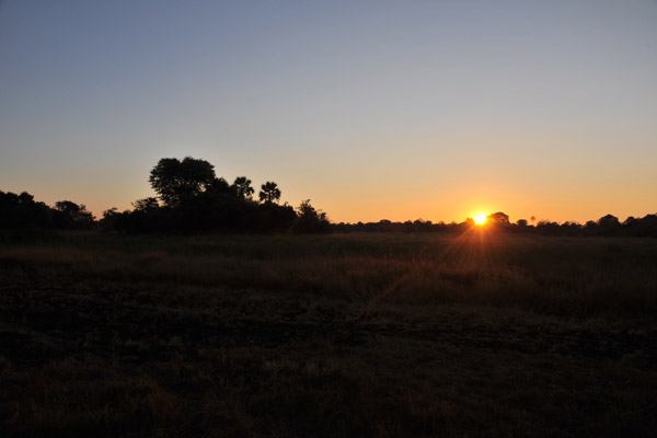 Sunrise, McBride's Camp, Kafue National Park