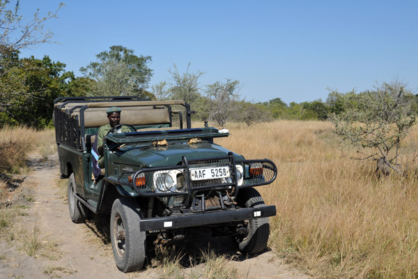 Safari vehicle from McBride's Camp