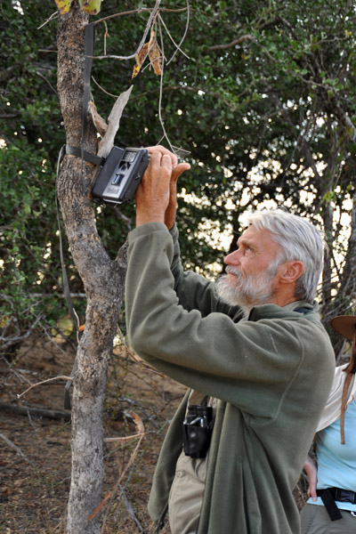 He's hoping to catch a photo of Phantom, a big male that lives south of the camp