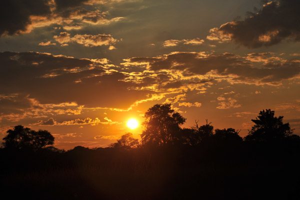 Sunset, Kafue National Park