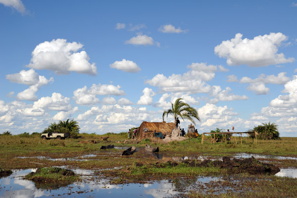 The waters of the Bangweulu are part of the upper Congo River basin