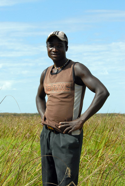 One of our boatmen from Shoebill Island Camp