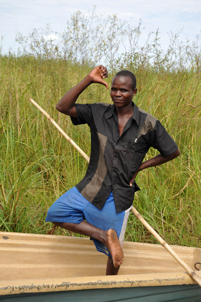 Zambian boatman