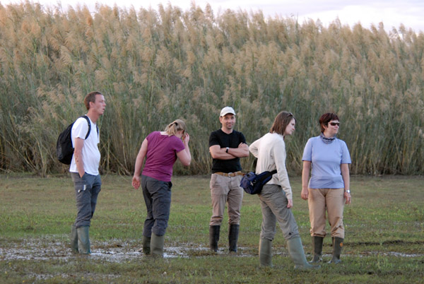 Luckily the camp issued us gumboots for the mud