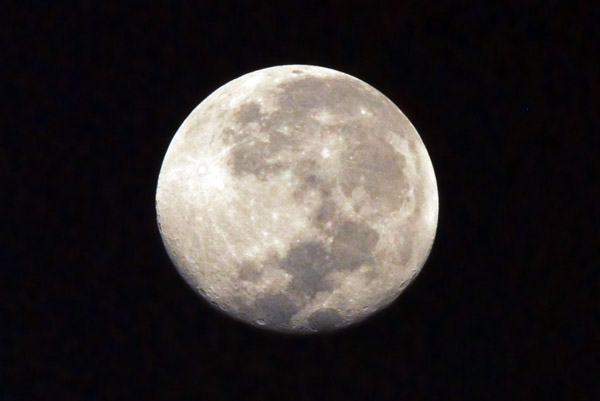 Full moon over Zambia