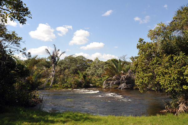 Mansha River flowing past Kapishya Hot Springs Lodge