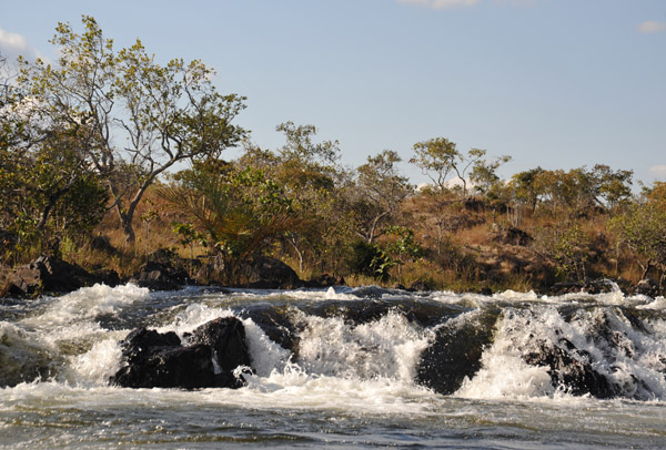 ...with our great rafting skills and teamwork, we went right over the middle...