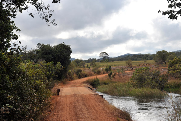 Bridge across the Mansha River to Shiwa Ng'andu