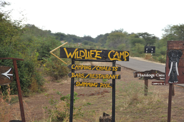 We're booked at Wildlife Camp for the next three nights
