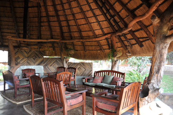 Sitting area near the bar